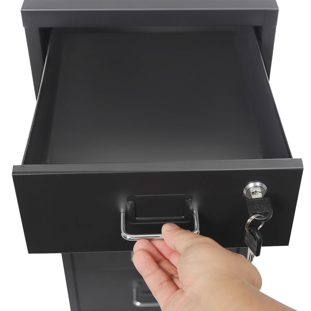 Premium Vertical File Cabinet With Lock Heavy Duty Metal Filing Cabinet For Secure Office Home Sto 5