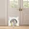 XL Indoor Cat Pet Door With Brush Large Cat Door For Easy Feline Access Fits Most Doors 0