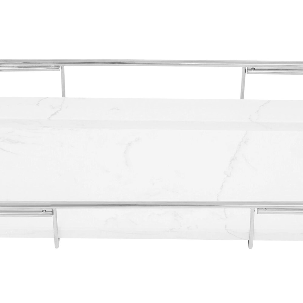 Stainless Steel Expandable Bathtub Caddy Tray Over Tub Bath Rack 6