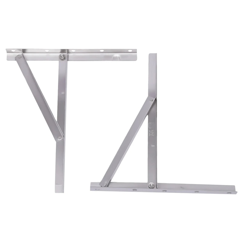 Stainless Steel Mini Split Wall Mounting Bracket Set For Outdoor AC Unit 9