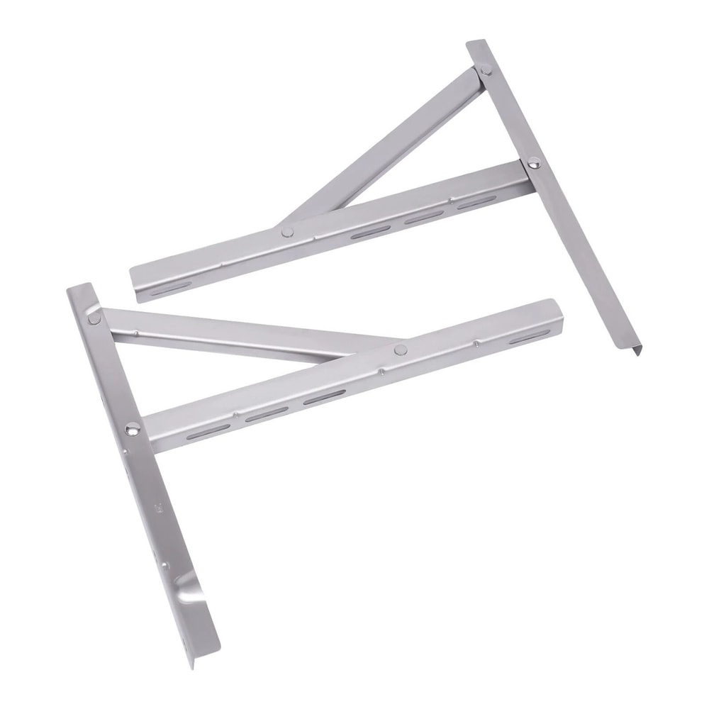 Stainless Steel Mini Split Wall Mounting Bracket Set For Outdoor AC Unit 1