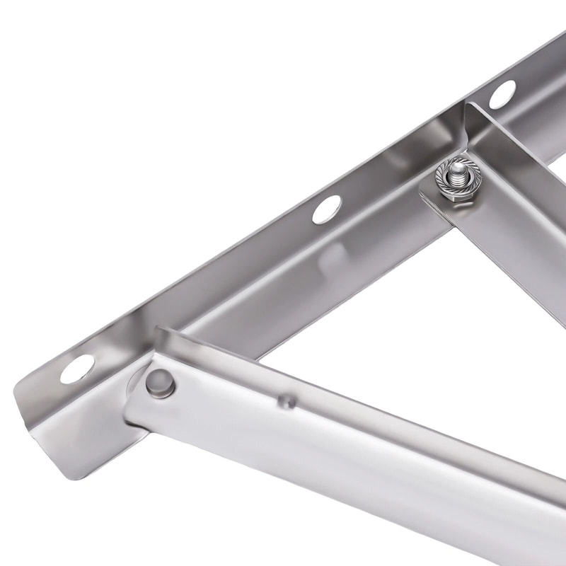 Stainless Steel Mini Split Wall Mounting Bracket Set For Outdoor AC Unit 3