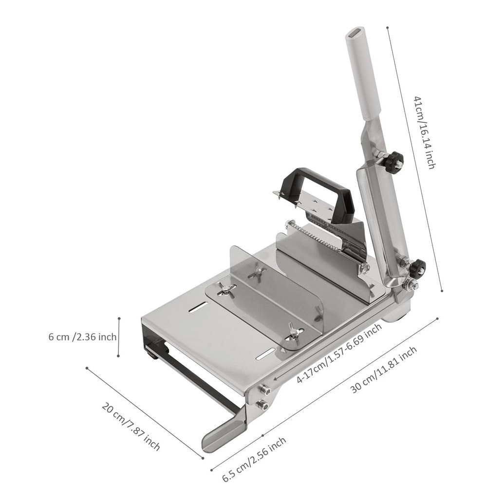 Manual Frozen Meat Slicer Stainless Steel Beef Bone Cutter 15