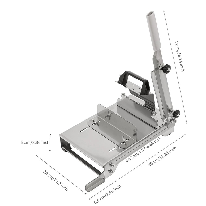 Manual Frozen Meat Slicer Stainless Steel Beef Bone Cutter 15