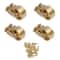 Antique Brass Ball Swivel Casters Set For Furniture 3