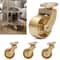 Antique Brass Ball Swivel Casters Set For Furniture 9