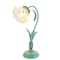 Tiffany Style Floral Stained Glass Bedside Table Lamp 5