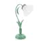 Tiffany Style Floral Stained Glass Bedside Table Lamp 7
