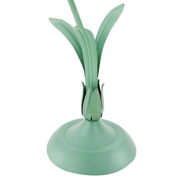 Tiffany Style Floral Stained Glass Bedside Table Lamp 9