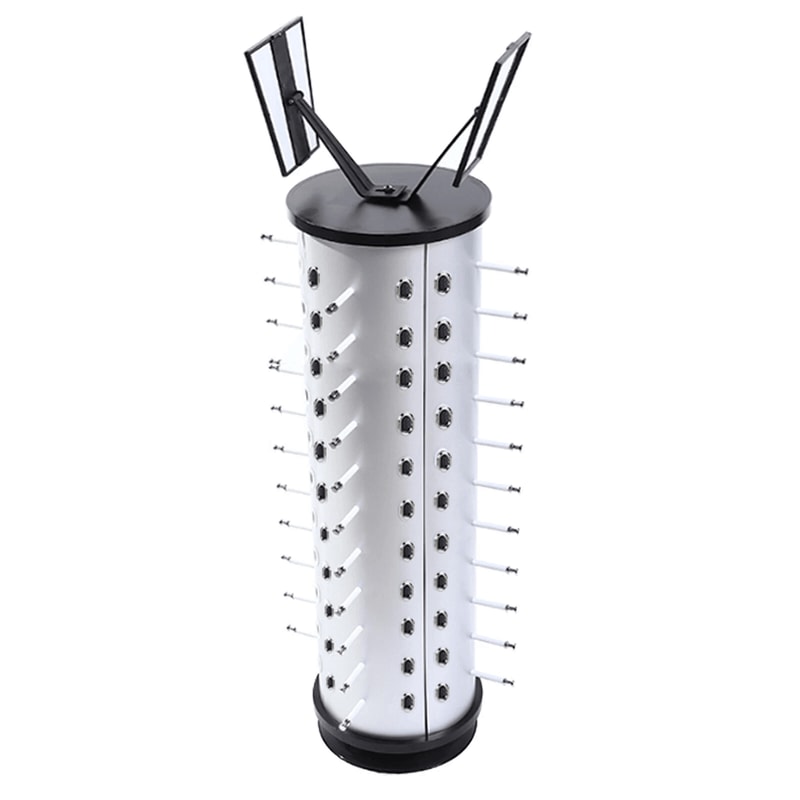 Sunglasses Display Rack With 360 Rotating Glasses Holder And Mirrors 4