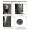 Sunglasses Display Rack With 360 Rotating Glasses Holder And Mirrors 7