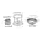 Stainless Steel Mini Hot Pot Chafing Dish Set For Buffet Serving 13