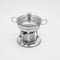 Stainless Steel Mini Hot Pot Chafing Dish Set For Buffet Serving 2