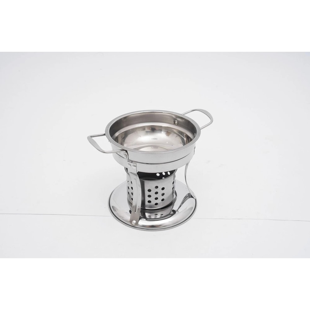 Stainless Steel Mini Hot Pot Chafing Dish Set For Buffet Serving 3