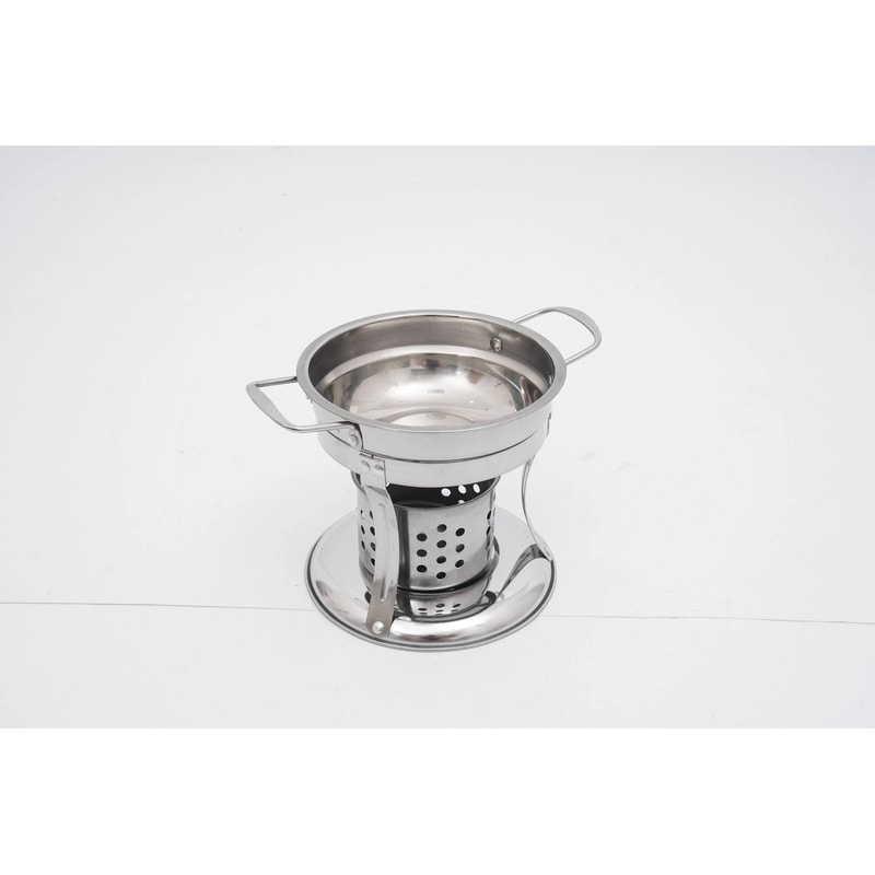 Stainless Steel Mini Hot Pot Chafing Dish Set For Buffet Serving 3