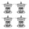 Stainless Steel Mini Hot Pot Chafing Dish Set For Buffet Serving 8