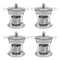 Stainless Steel Mini Hot Pot Chafing Dish Set For Buffet Serving 8