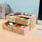 4 Drawer Bamboo Desk Organizer For Office Supplies And Desktop Storage 1