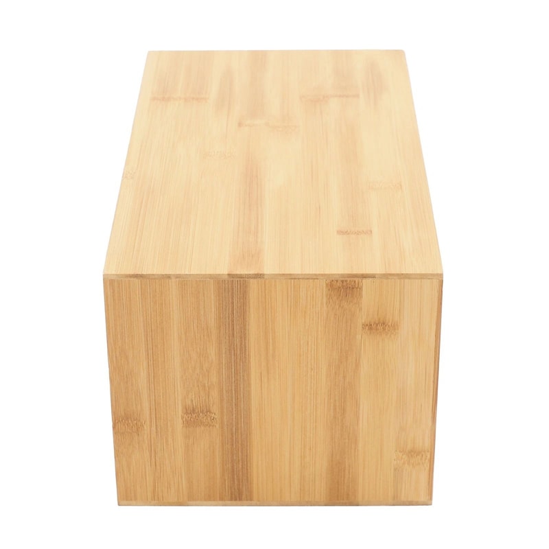 4 Drawer Bamboo Desk Organizer For Office Supplies And Desktop Storage 10