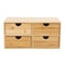 4 Drawer Bamboo Desk Organizer For Office Supplies And Desktop Storage 8