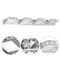 Modern 4 Head LED Bathroom Vanity Light Acrylic Crystal Mirror Front Lamp 3