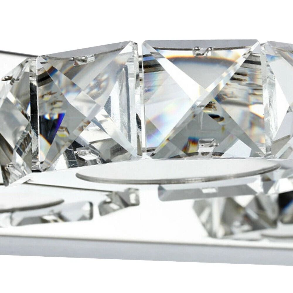 Modern 4 Head LED Bathroom Vanity Light Acrylic Crystal Mirror Front Lamp 6