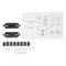 Black Hidden Door Hinges Heavy Duty Concealed Zinc Alloy Hinges 13