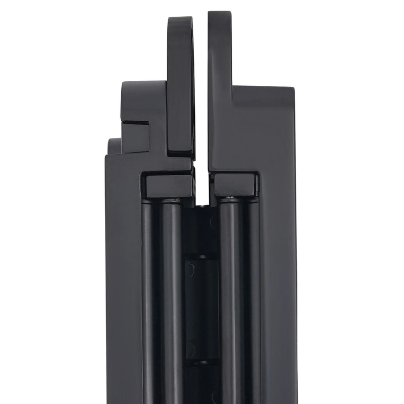 Black Hidden Door Hinges Heavy Duty Concealed Zinc Alloy Hinges 2