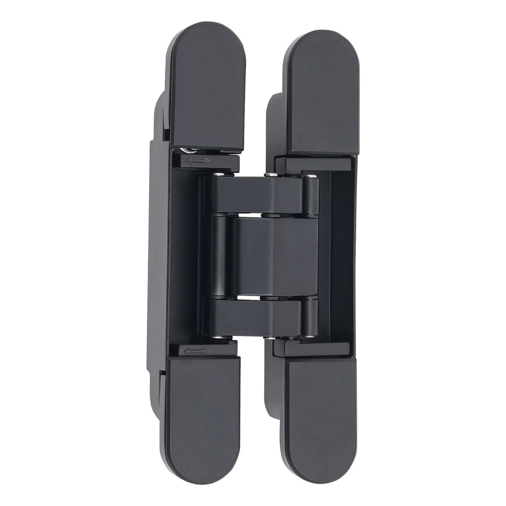 Black Hidden Door Hinges Heavy Duty Concealed Zinc Alloy Hinges 4