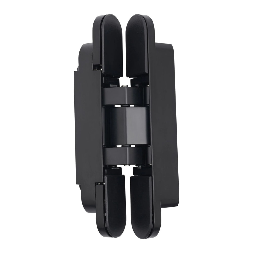 Black Hidden Door Hinges Heavy Duty Concealed Zinc Alloy Hinges 8