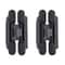 Black Hidden Door Hinges Heavy Duty Concealed Zinc Alloy Hinges 9