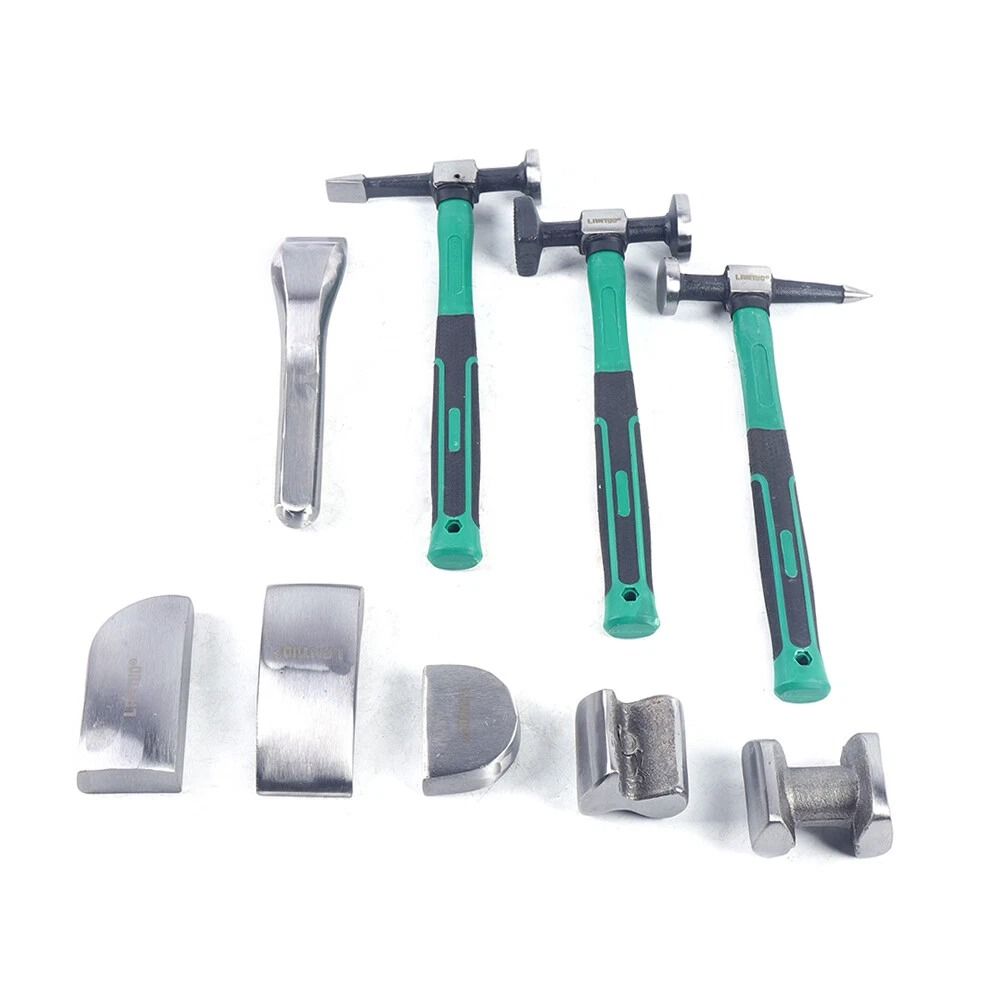 Auto Body Repair Tool Set With Hammer Dolly Set For Fender Dent Repair 6