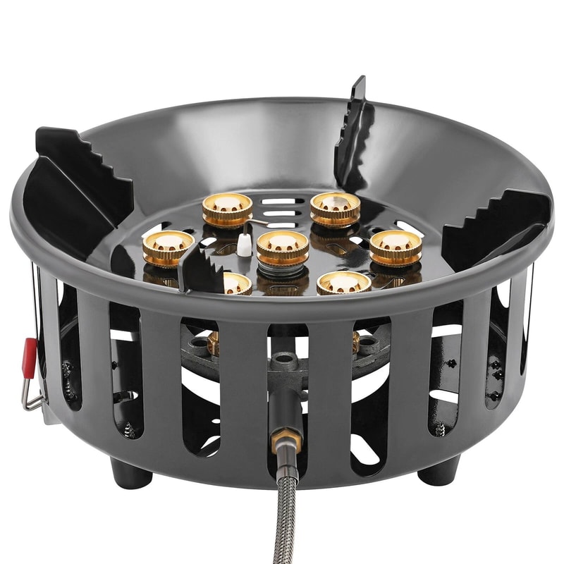 High Output Single Burner Propane Stove For Camping And Outdoor Cooking 11