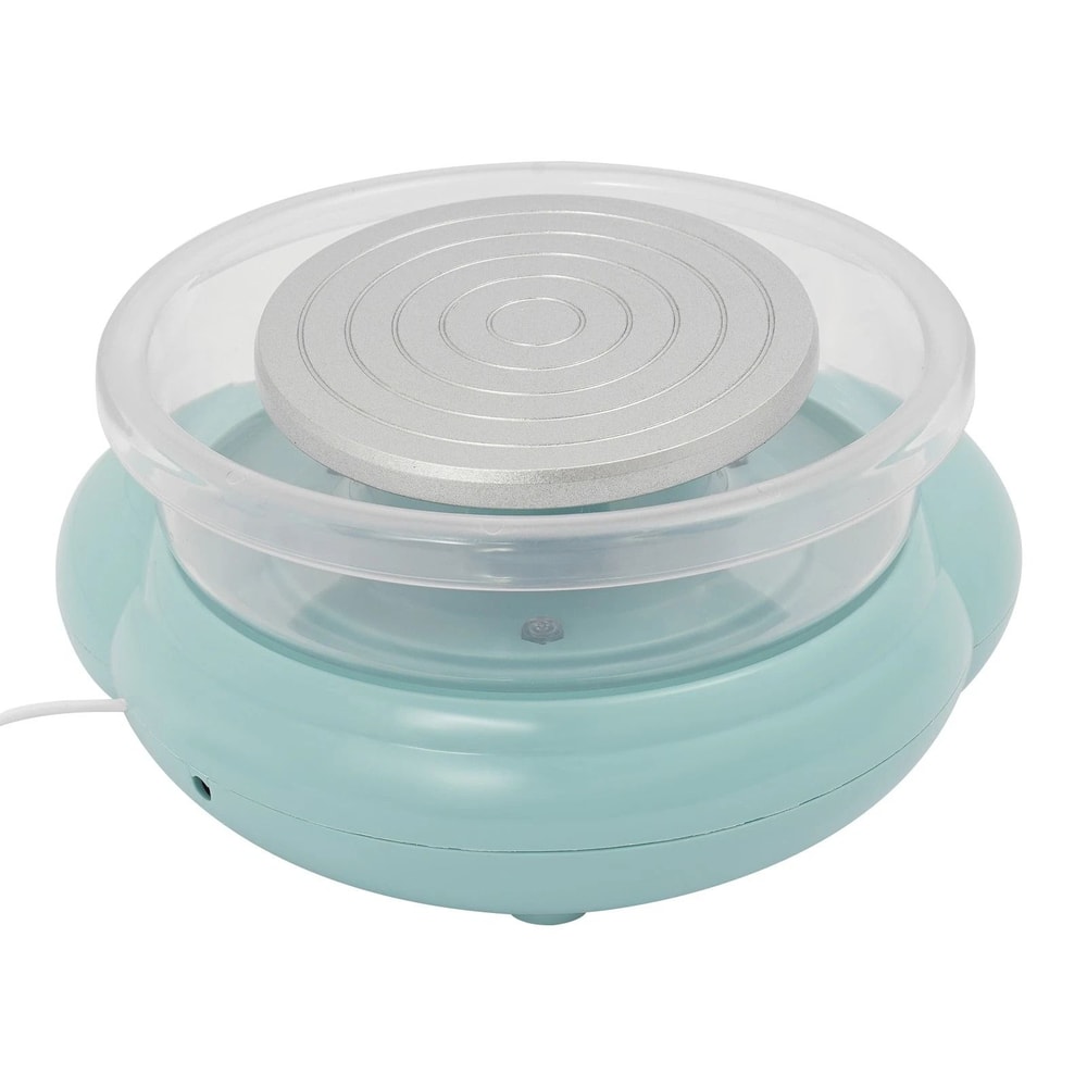 Electric Pottery Wheel Machine Set Mini Clay Making Tool Kit For Children School 6