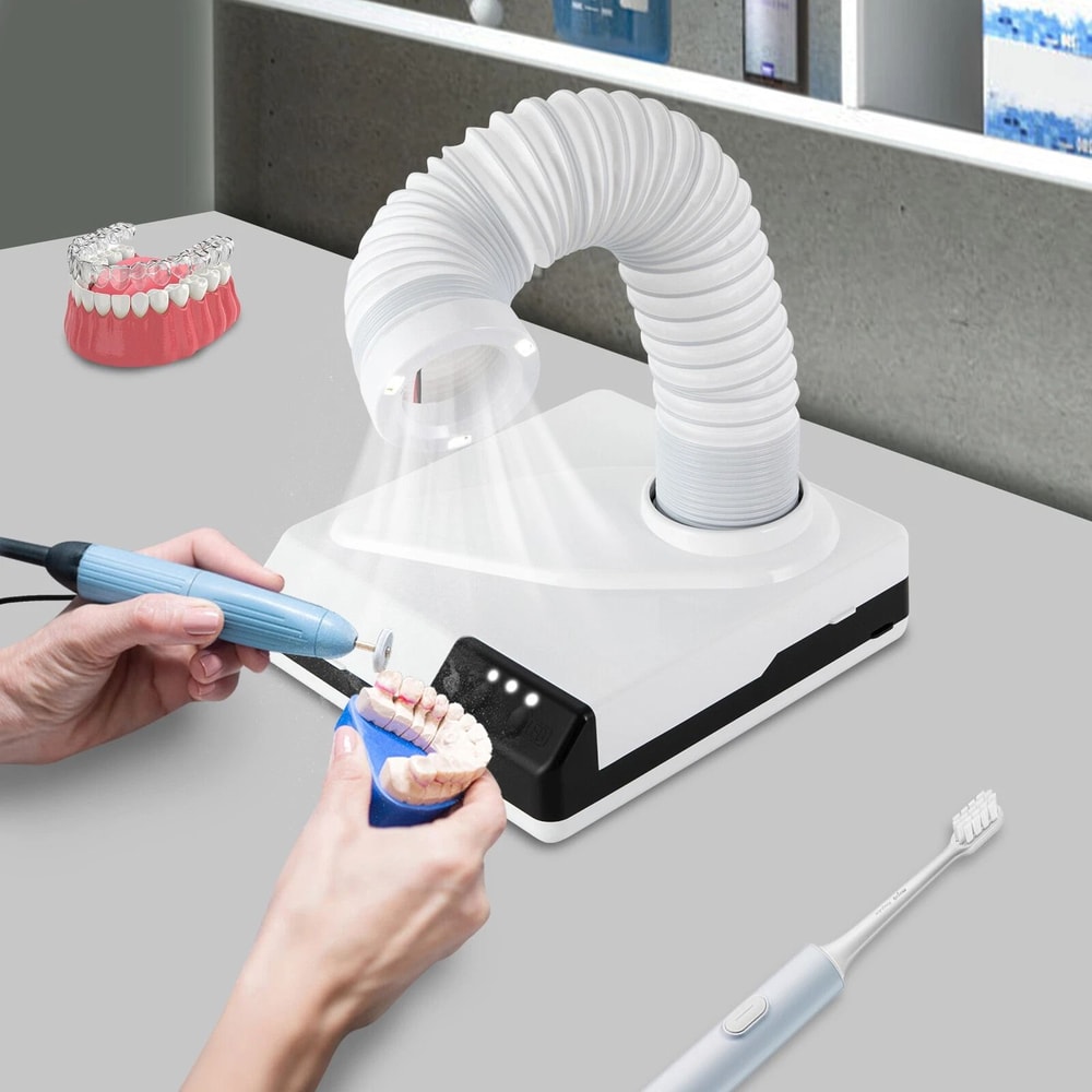 Dental Lab Vacuum Cleaner With LED Dust Collection 1