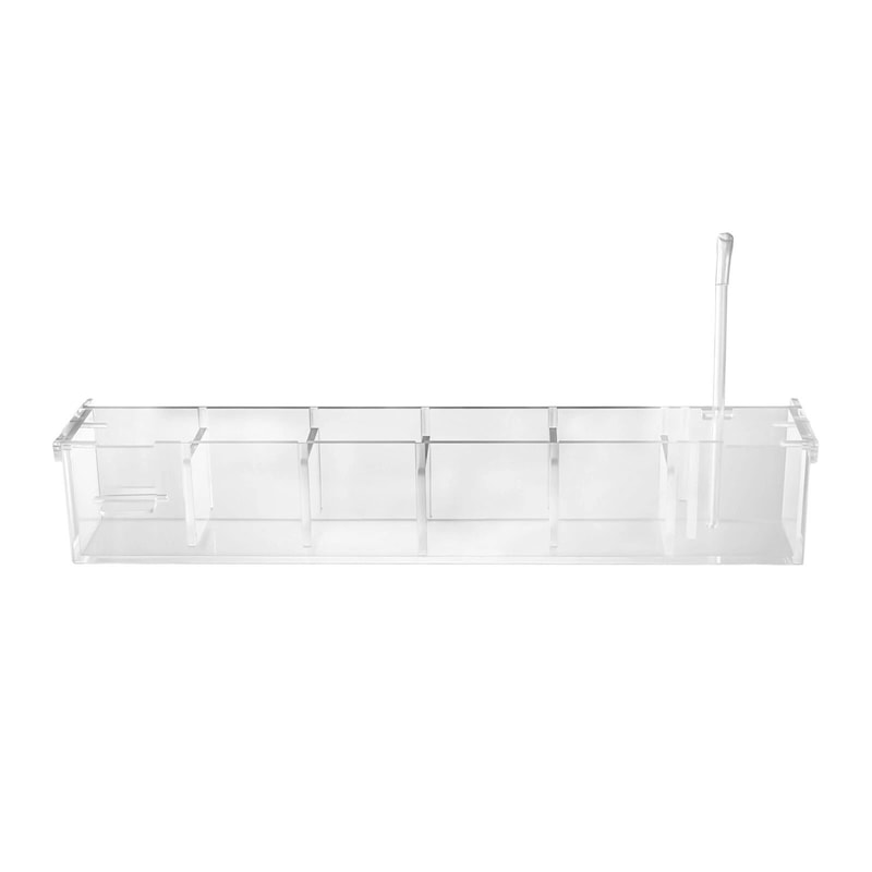 6 Grid Transparent Acrylic Aquarium Filter Box For Fish Tanks 5