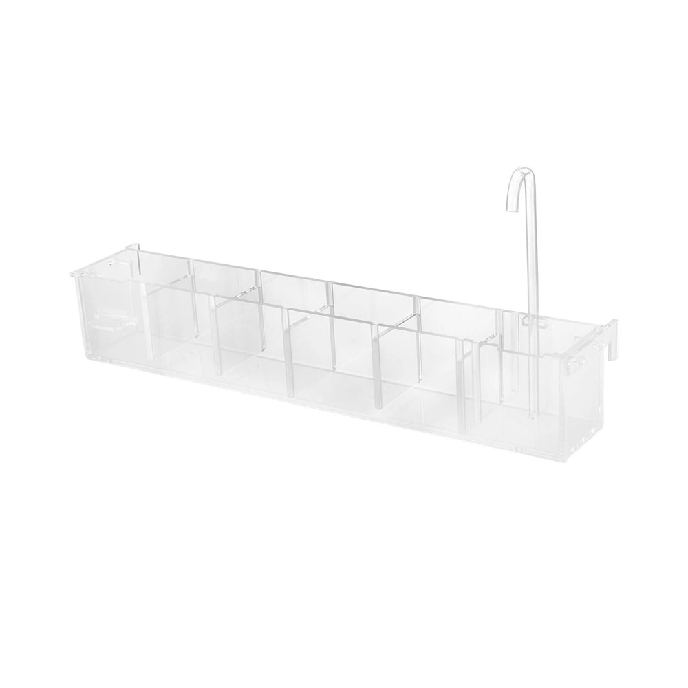 6 Grid Transparent Acrylic Aquarium Filter Box For Fish Tanks 6