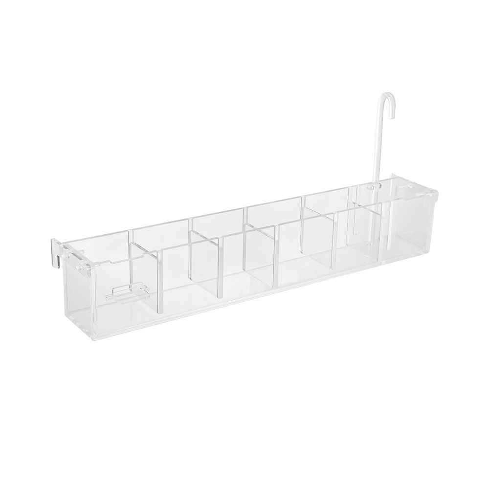 6 Grid Transparent Acrylic Aquarium Filter Box For Fish Tanks 8
