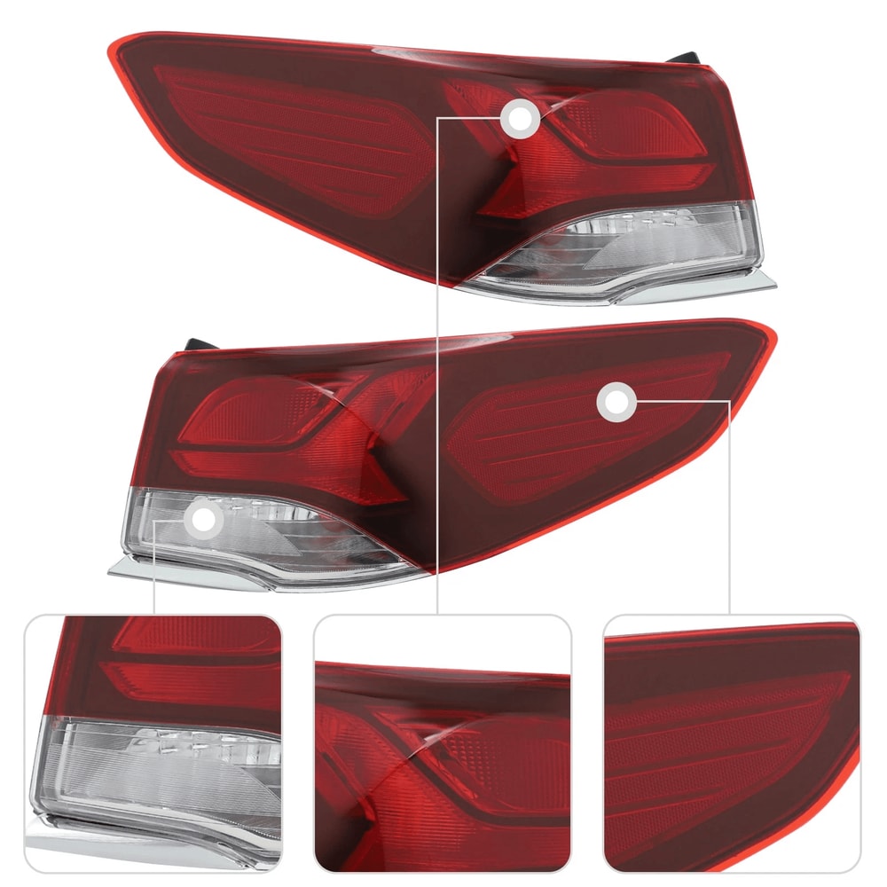 Right Halogen Tail Light For Hyundai Sonata Passenger Side 6