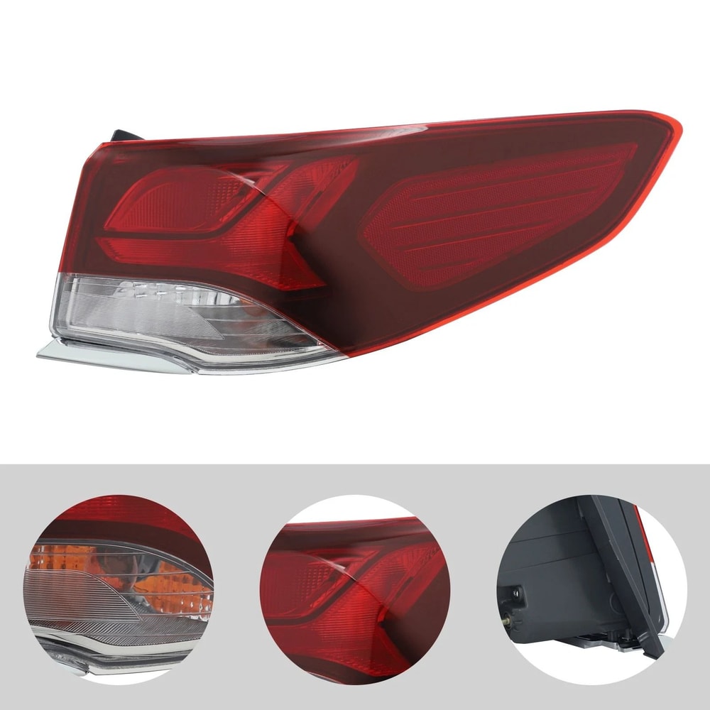 Right Halogen Tail Light For Hyundai Sonata Passenger Side 8