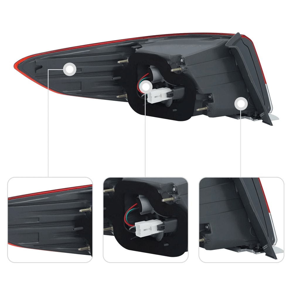 Right Halogen Tail Light For Hyundai Sonata Passenger Side 12