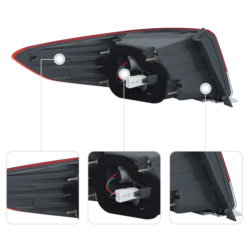 Right Halogen Tail Light For Hyundai Sonata Passenger Side 12