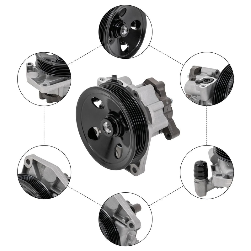 Mercedes Power Steering Pump With Pulley 3
