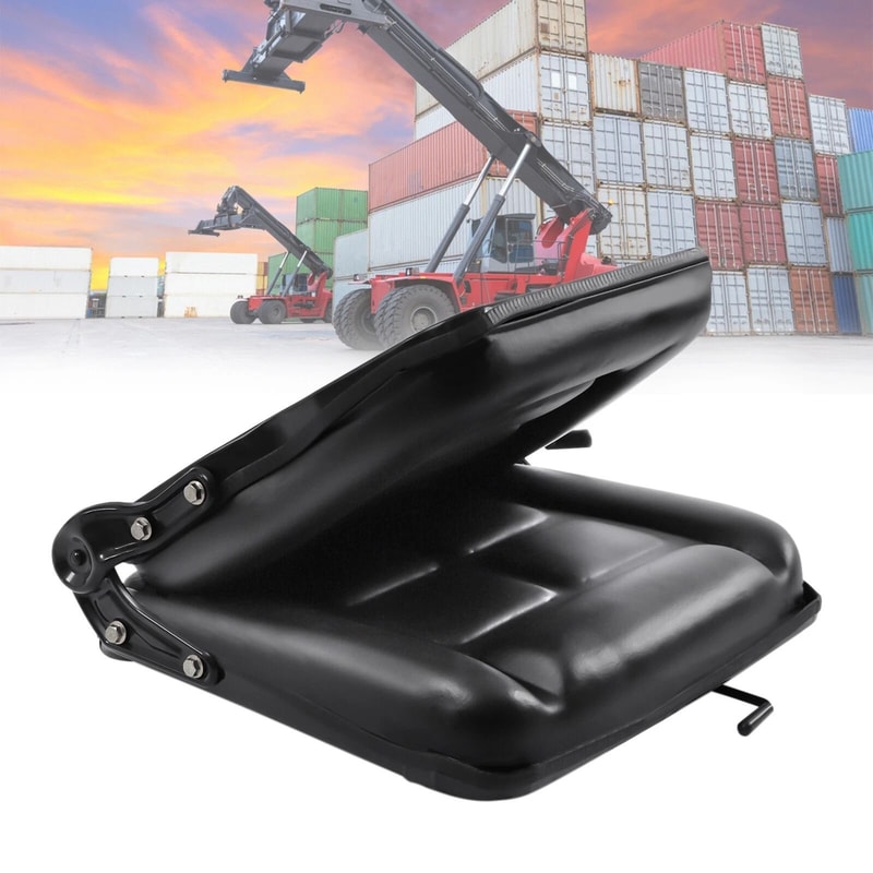 Comfort Suspension Forklift Seat Black Driver Side Tractor Truck Seat Replacement 7