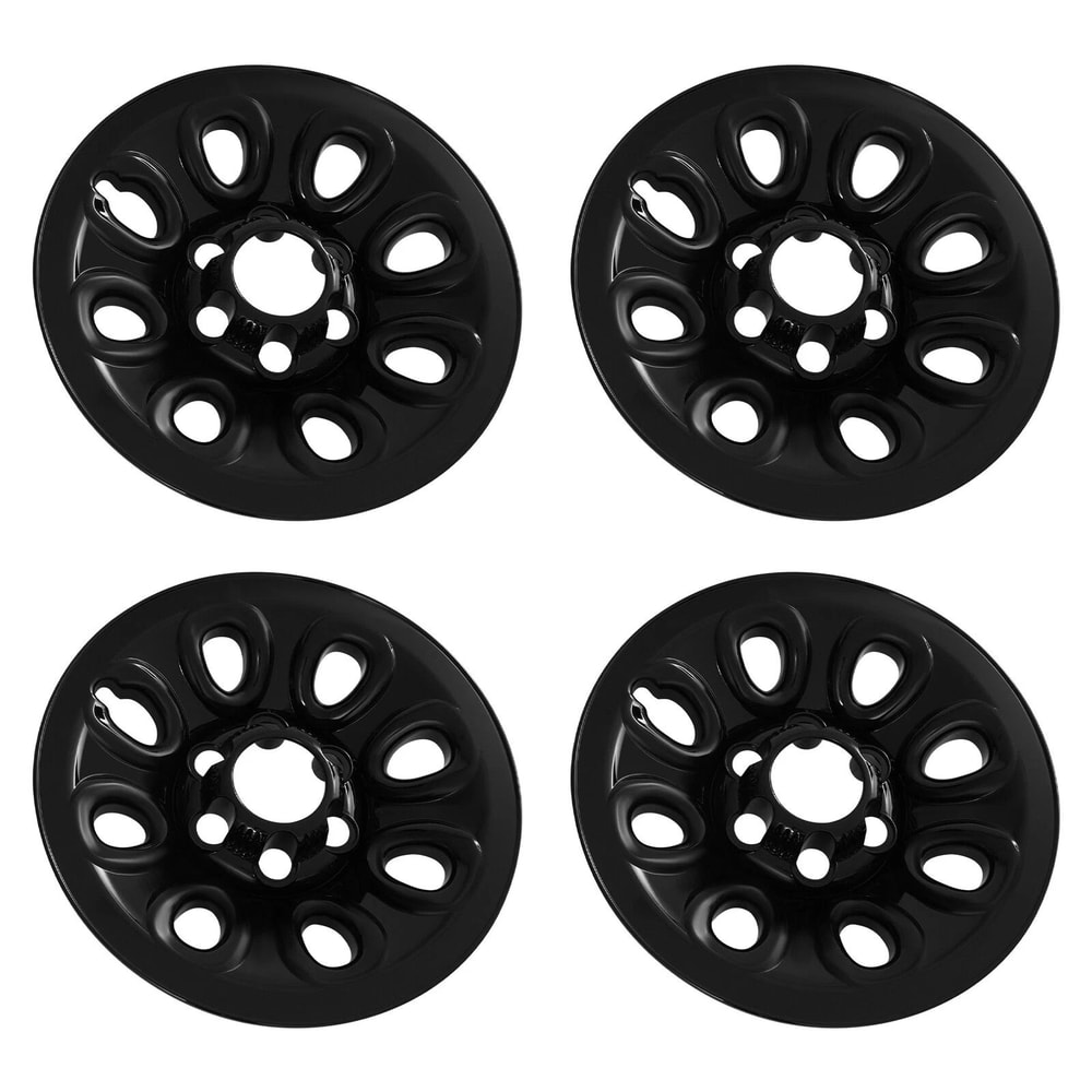 Wheel Skins Black Full Rim Covers For Chevrolet GMC 12