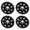 Wheel Skins Black Full Rim Covers For Chevrolet GMC 12