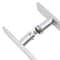 Modern Stainless Steel Sliding Barn Door Handles Pair For Push Pull Entry Doors 12