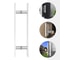 Modern Stainless Steel Sliding Barn Door Handles Pair For Push Pull Entry Doors 14