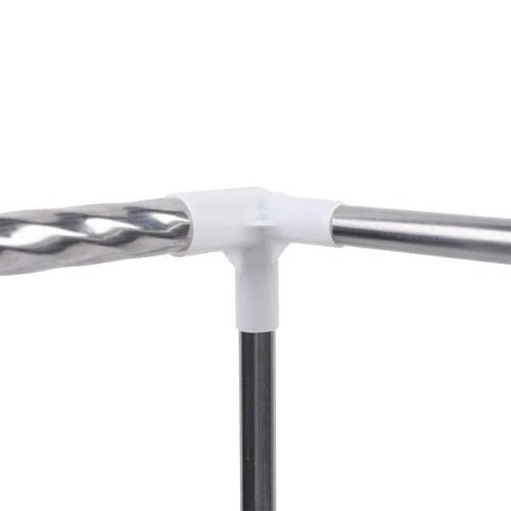 King Size Canopy Frame With Stainless Steel Poles For Bed Curtains And Mosquito Netting 4