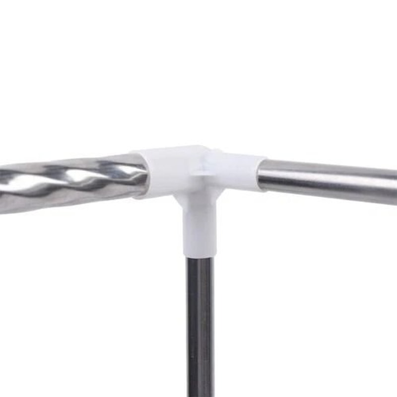 King Size Canopy Frame With Stainless Steel Poles For Bed Curtains And Mosquito Netting 4